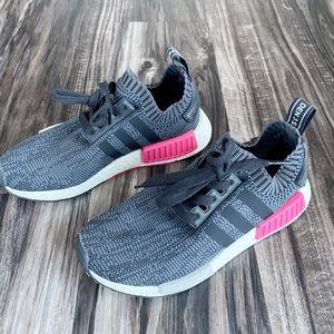 Black and pink nmds